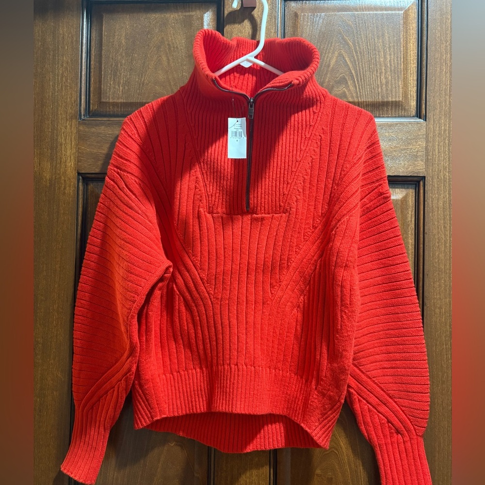 Banana Republic NWT Red Ribbed Women's Sweater. Small.